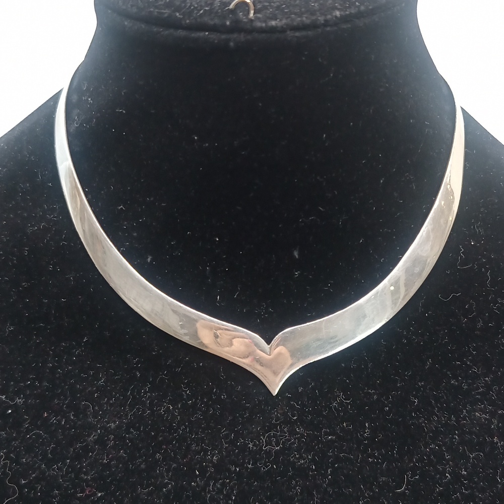 Mexico 925 Silver Torque Necklace Slider Color Colour